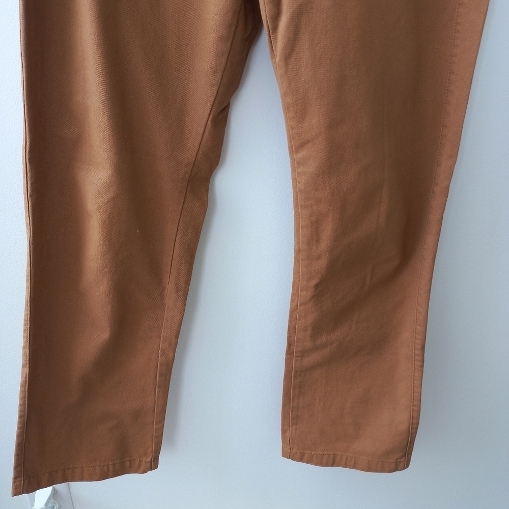 Michael Brandon Men's Tan Chinos Versatile Cotton Twill Size 30 X 30 US - Picture 3 of 12